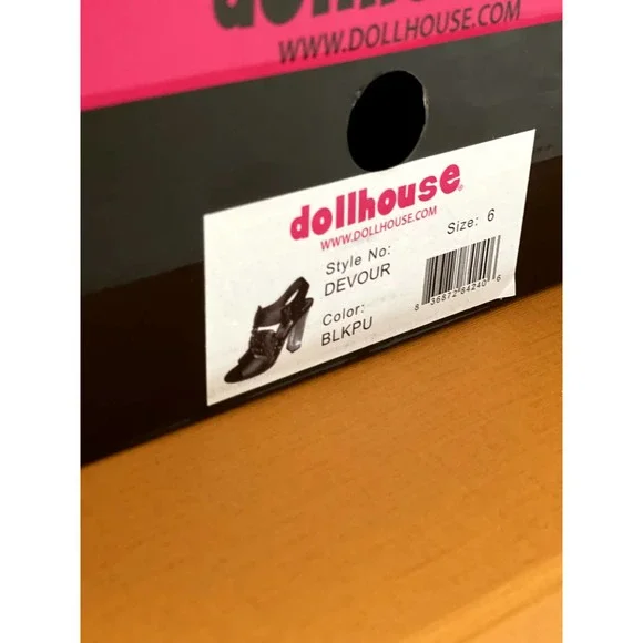 💎✨NEW✨💎 dollhouse DEVOUR BLK - Picture 4 of 5